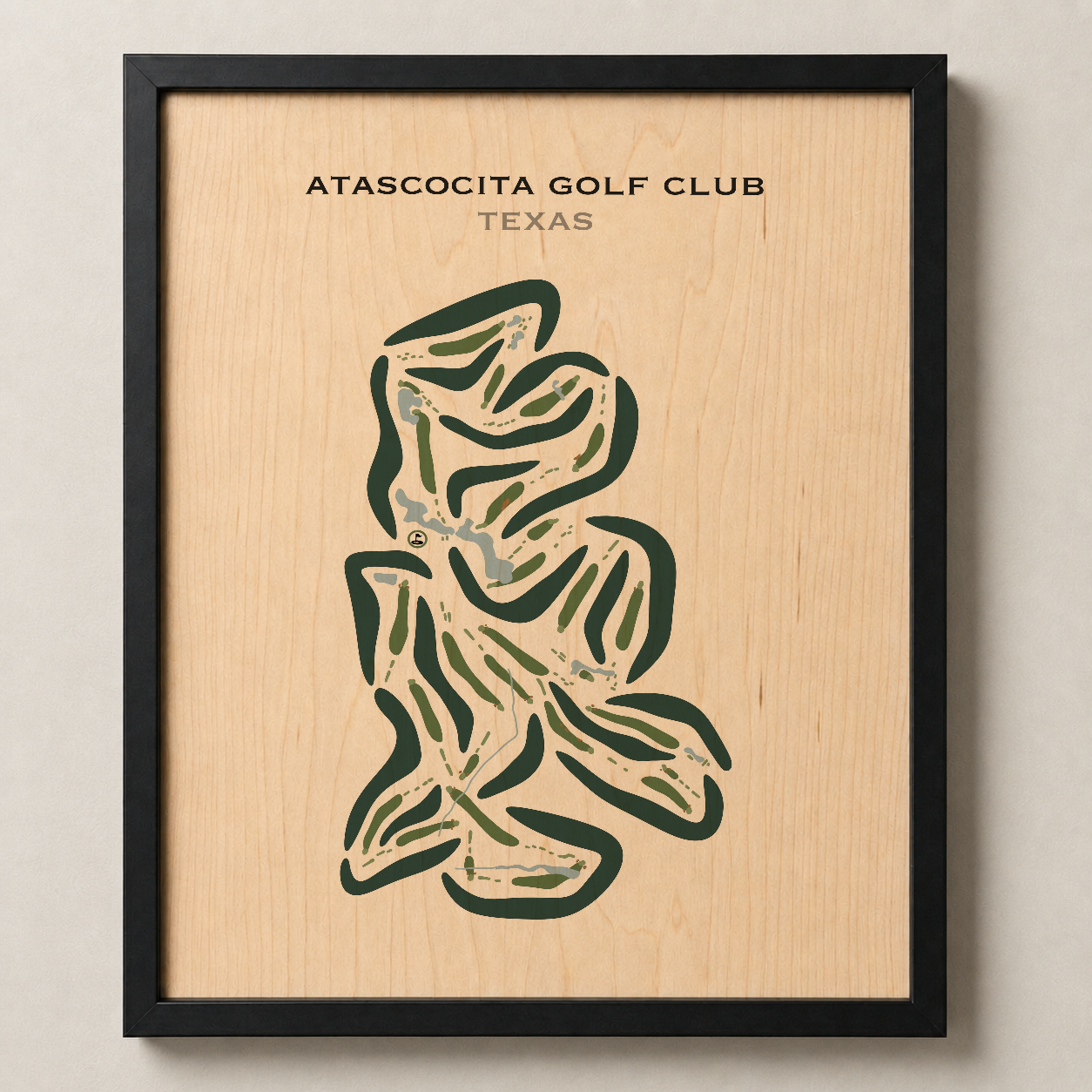 Atascocita Golf Club, Texas - Printed Golf Courses