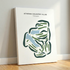 Athens Country Club, Texas - Printed Golf Courses