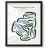 Athens Country Club, Texas - Printed Golf Courses