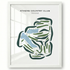 Athens Country Club, Texas - Printed Golf Courses