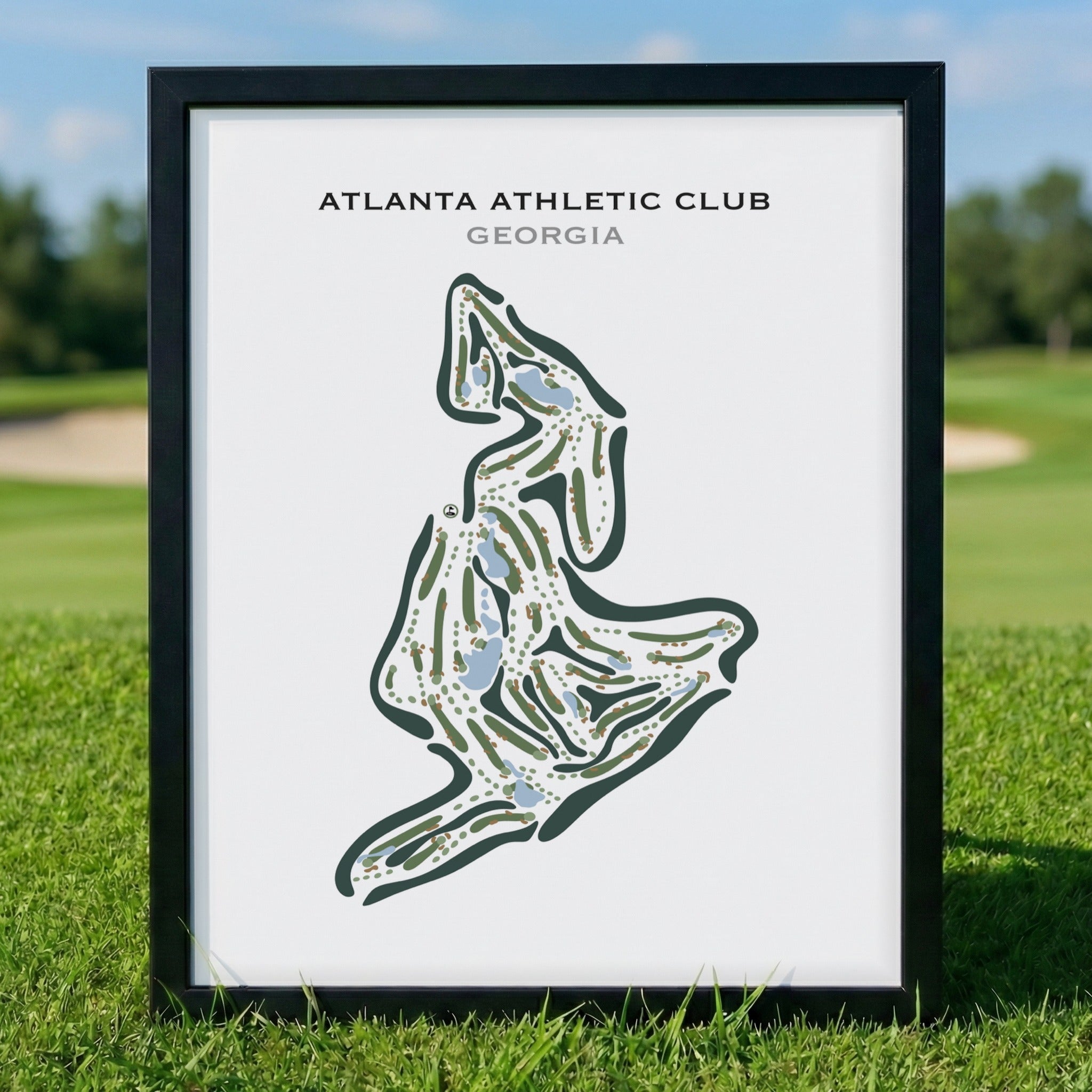 Atlanta Athletic Club, Georgia - Printed Golf Courses