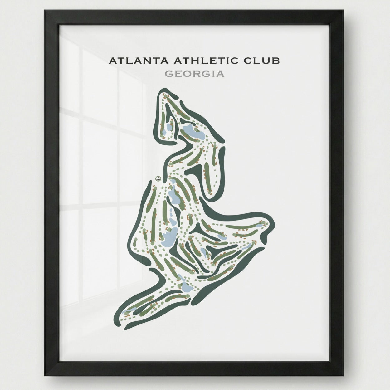 Atlanta Athletic Club, Georgia - Printed Golf Courses