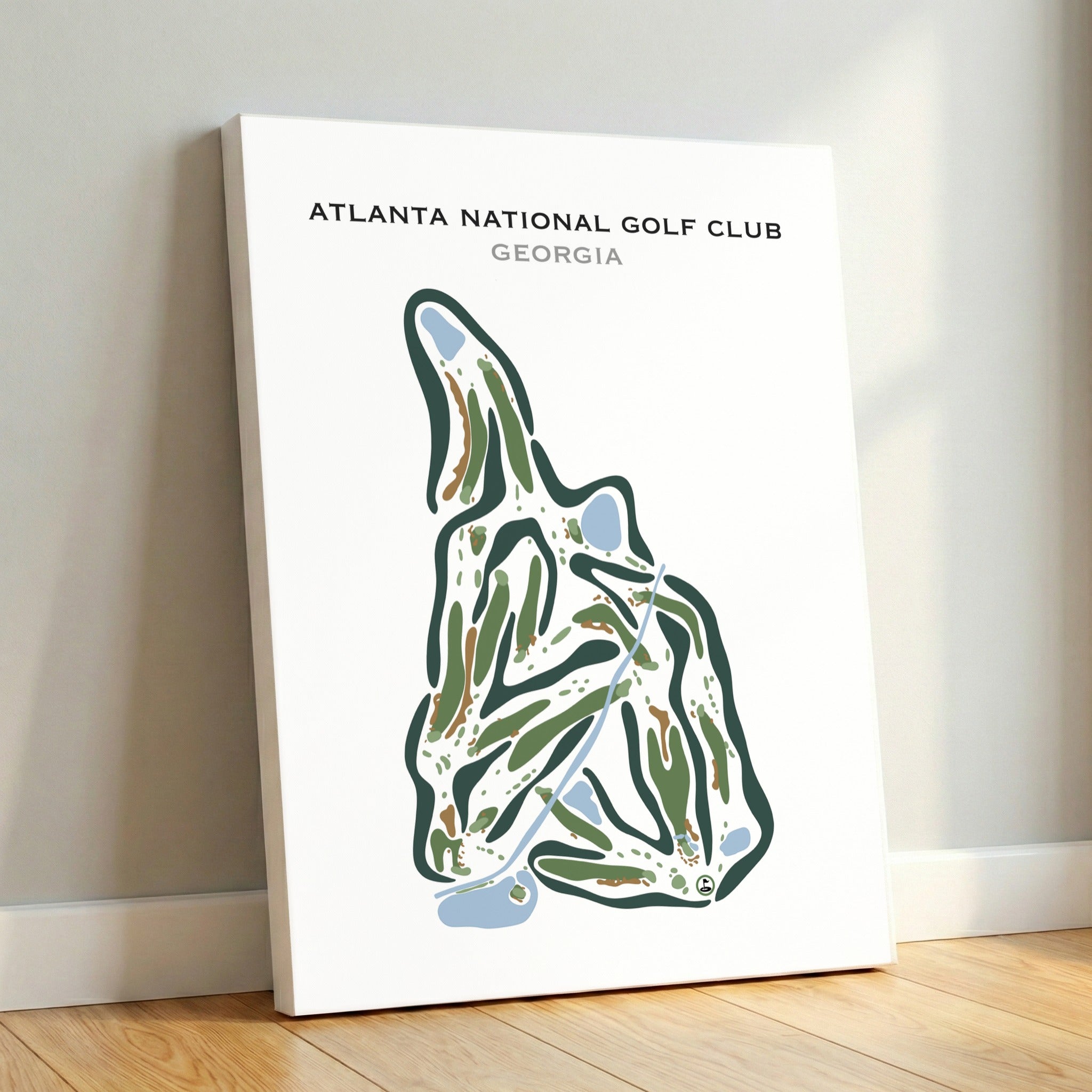 Atlanta National Golf Club, Georgia - Printed Golf Courses