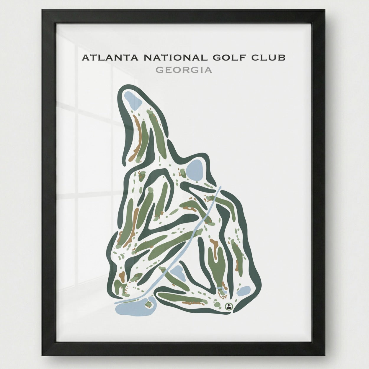 Atlanta National Golf Club, Georgia - Printed Golf Courses