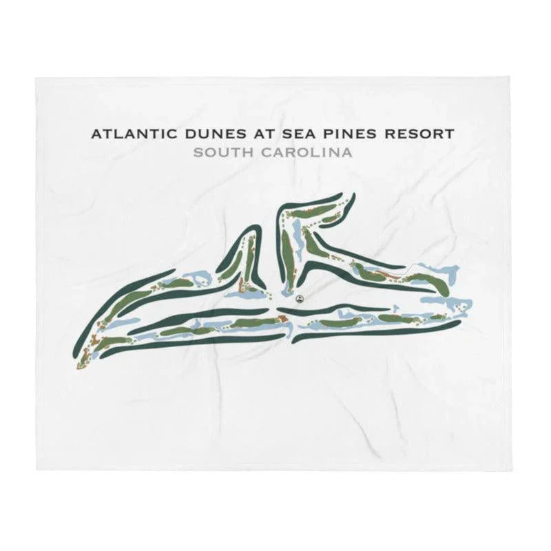 Atlantic Dunes At Sea Pines Resort, South Carolina - Printed Golf Courses