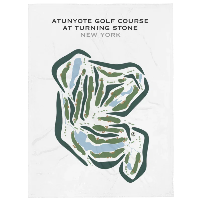 Atunyote Golf Club at Turning Stone Resort Casino, New York - Printed Golf Courses