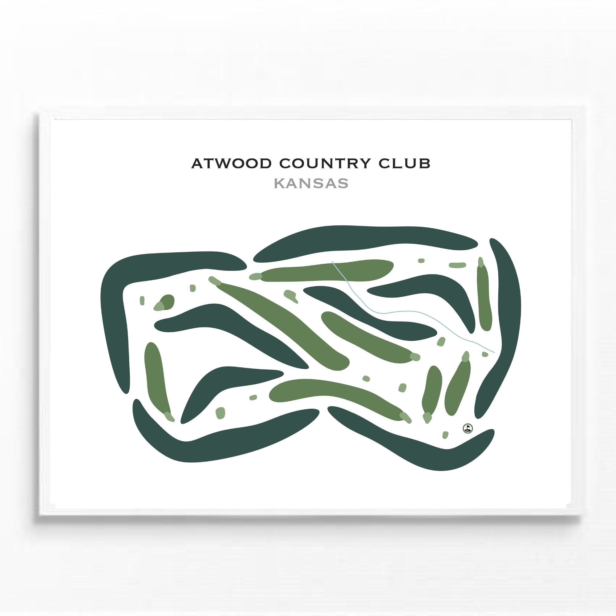 Atwood Country Club, Kansas - Printed Golf Courses