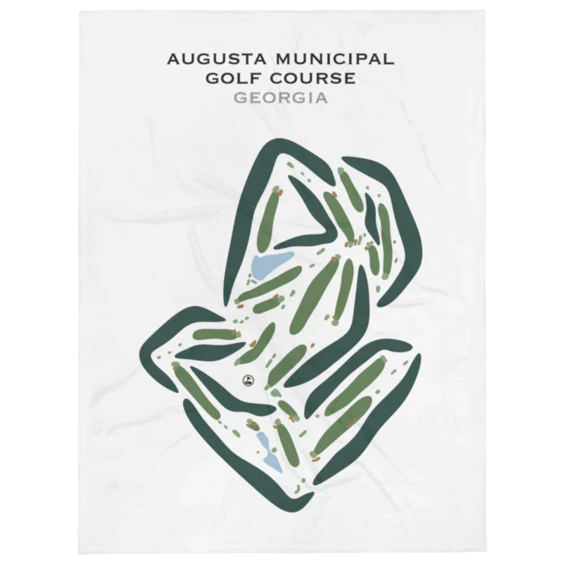 Augusta Municipal Golf Course, Georgia - Printed Golf Courses