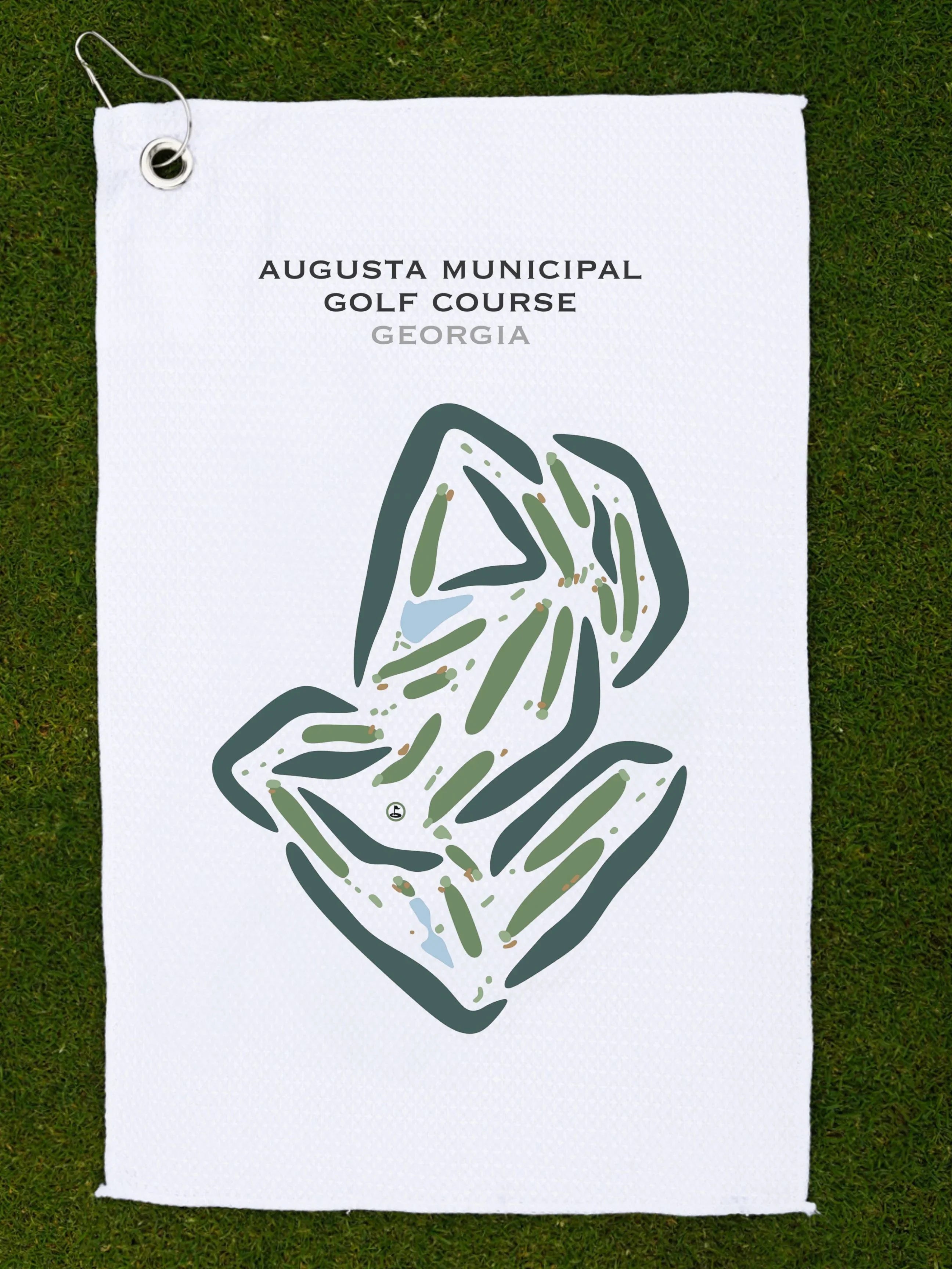 Augusta Municipal Golf Course, Georgia - Printed Golf Courses