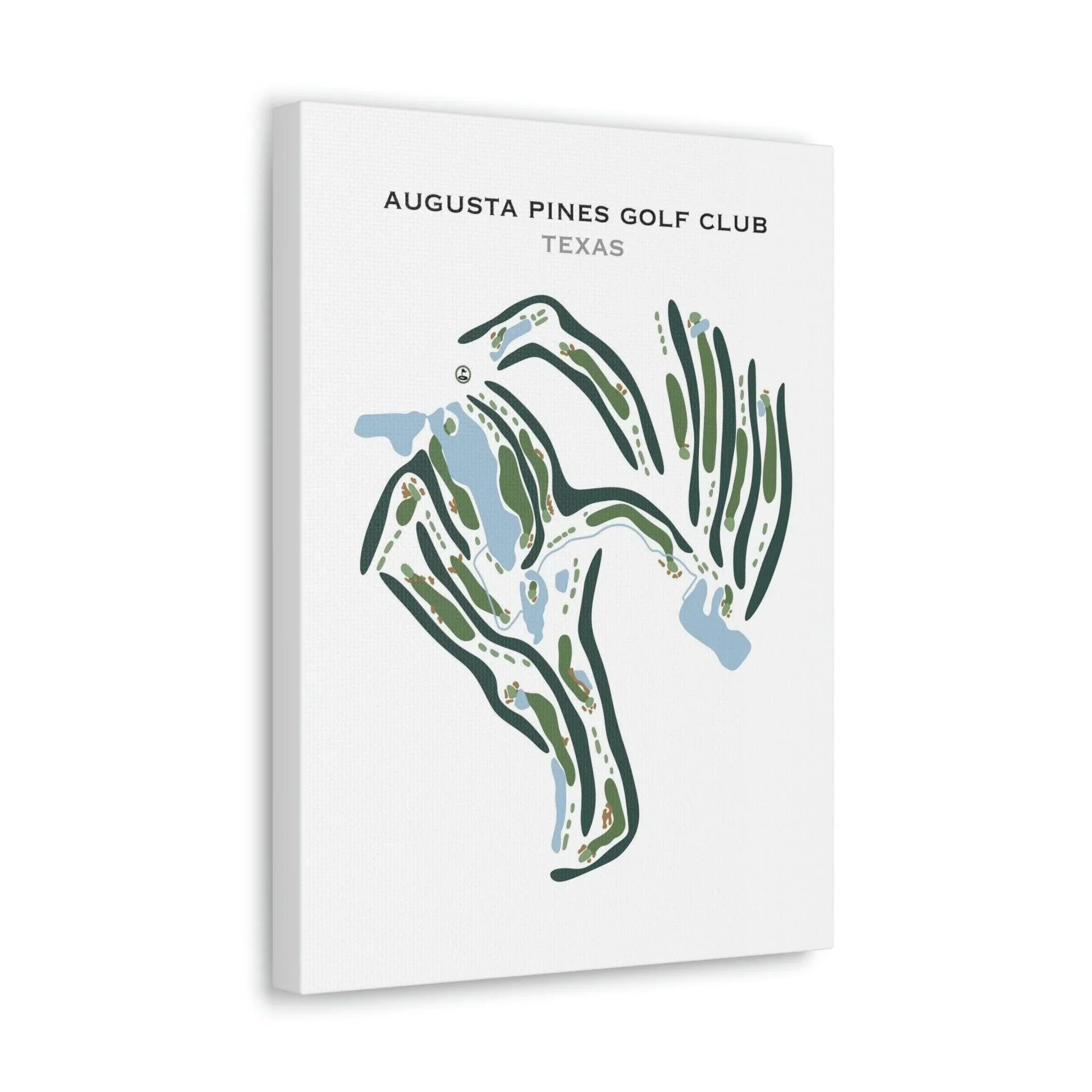 Augusta Pines Golf Club, Texas - Printed Golf Courses