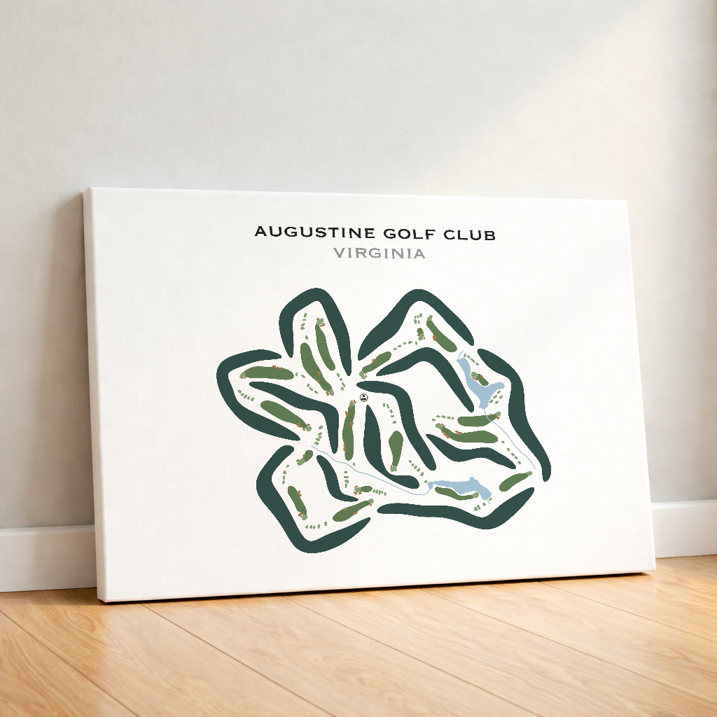 Augustine Golf Club, Virginia - Printed Golf Courses
