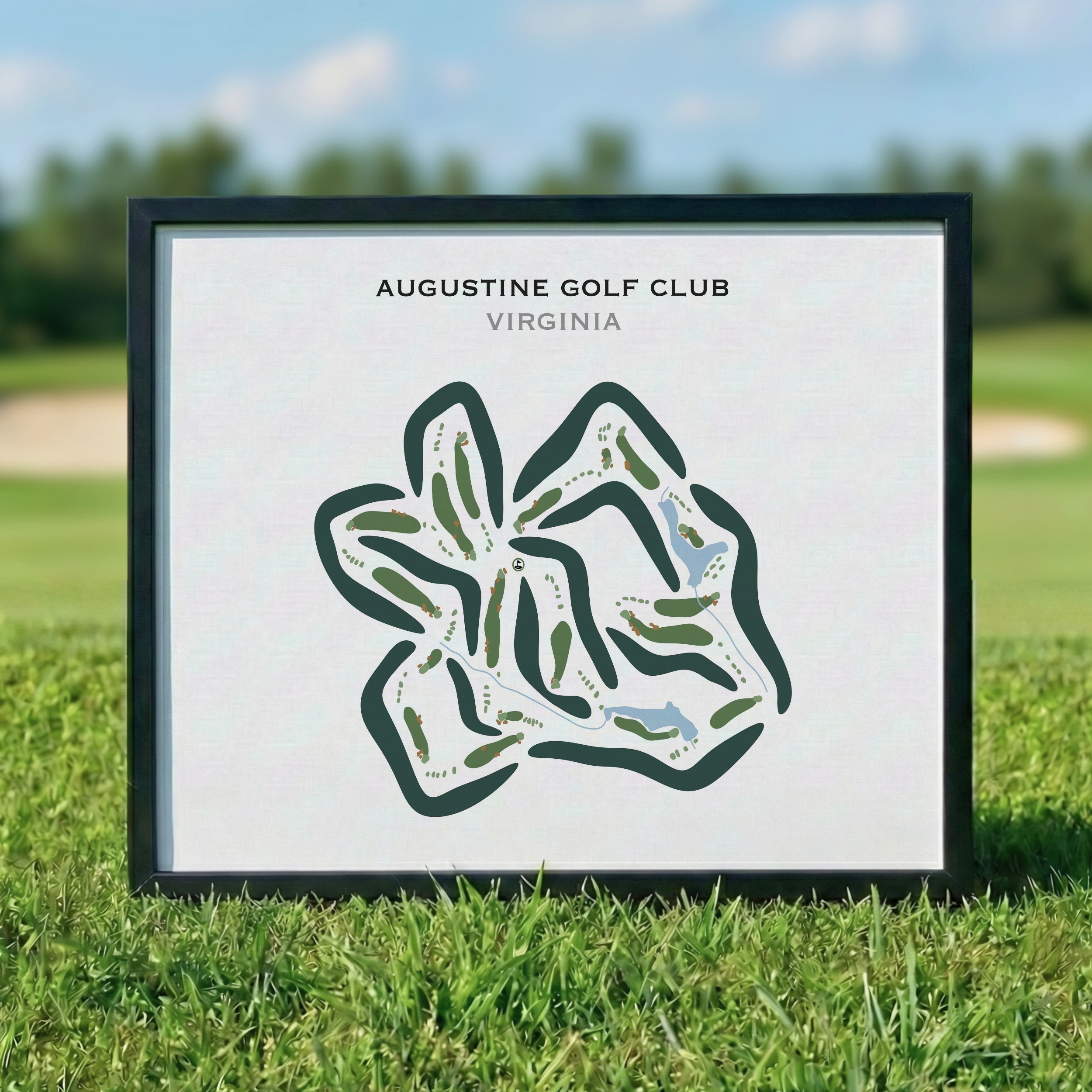Augustine Golf Club, Virginia - Printed Golf Courses