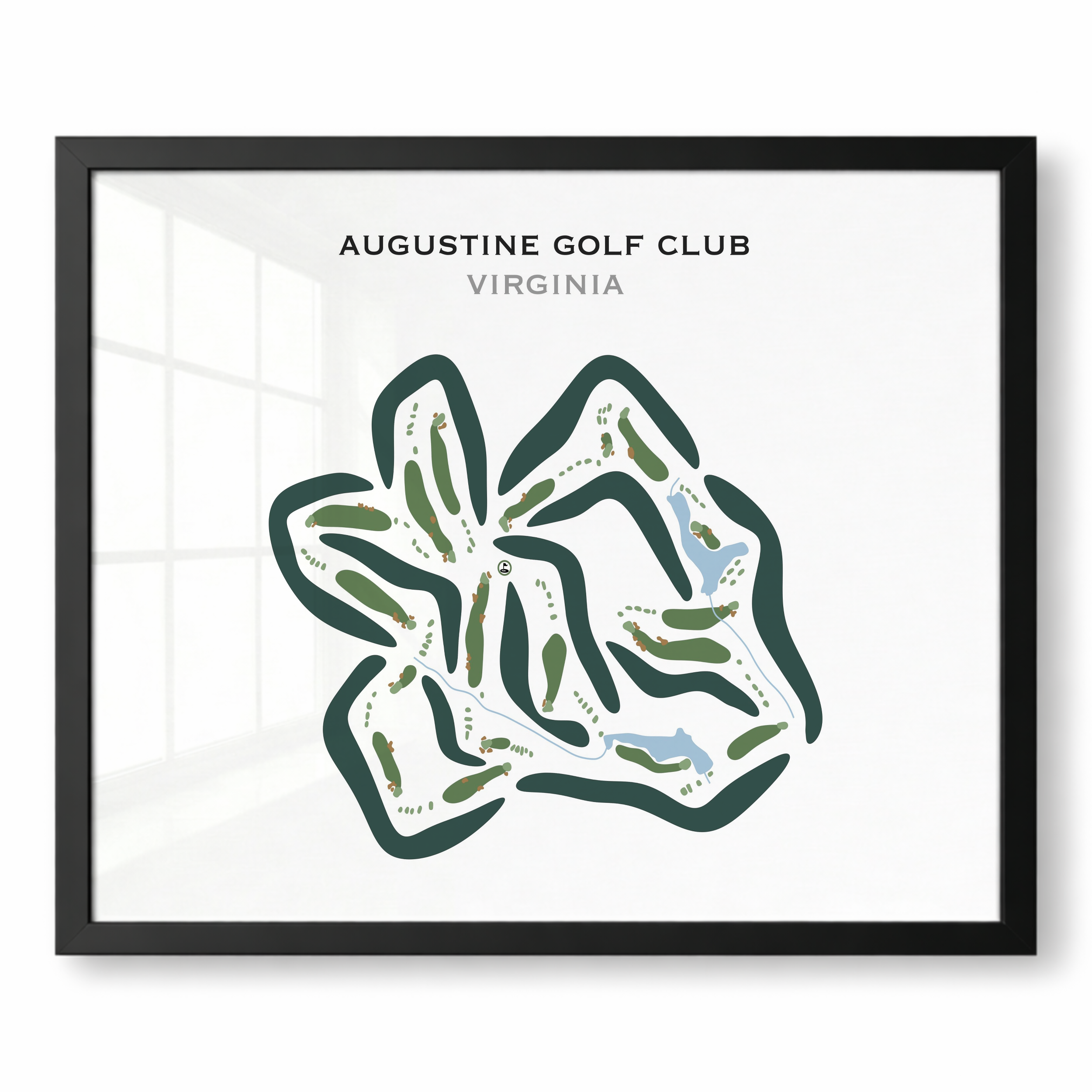 Augustine Golf Club, Virginia - Printed Golf Courses