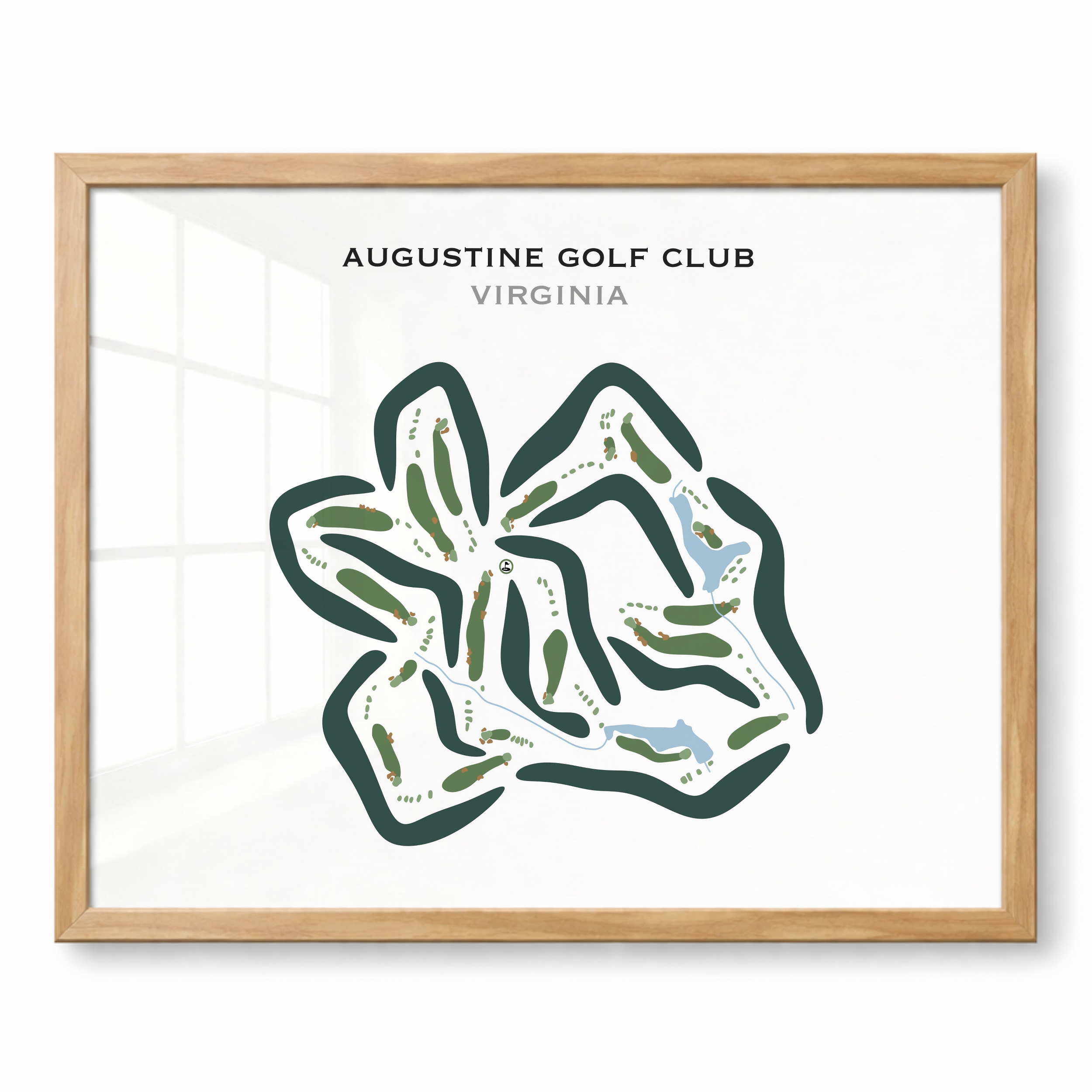 Augustine Golf Club, Virginia - Printed Golf Courses