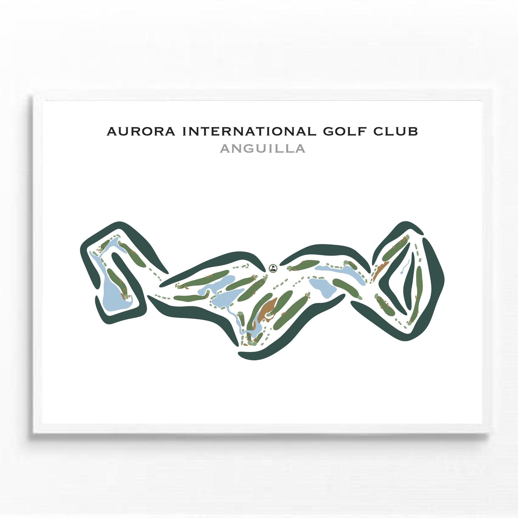 Aurora International Golf Club, Anguilla - Printed Golf Courses