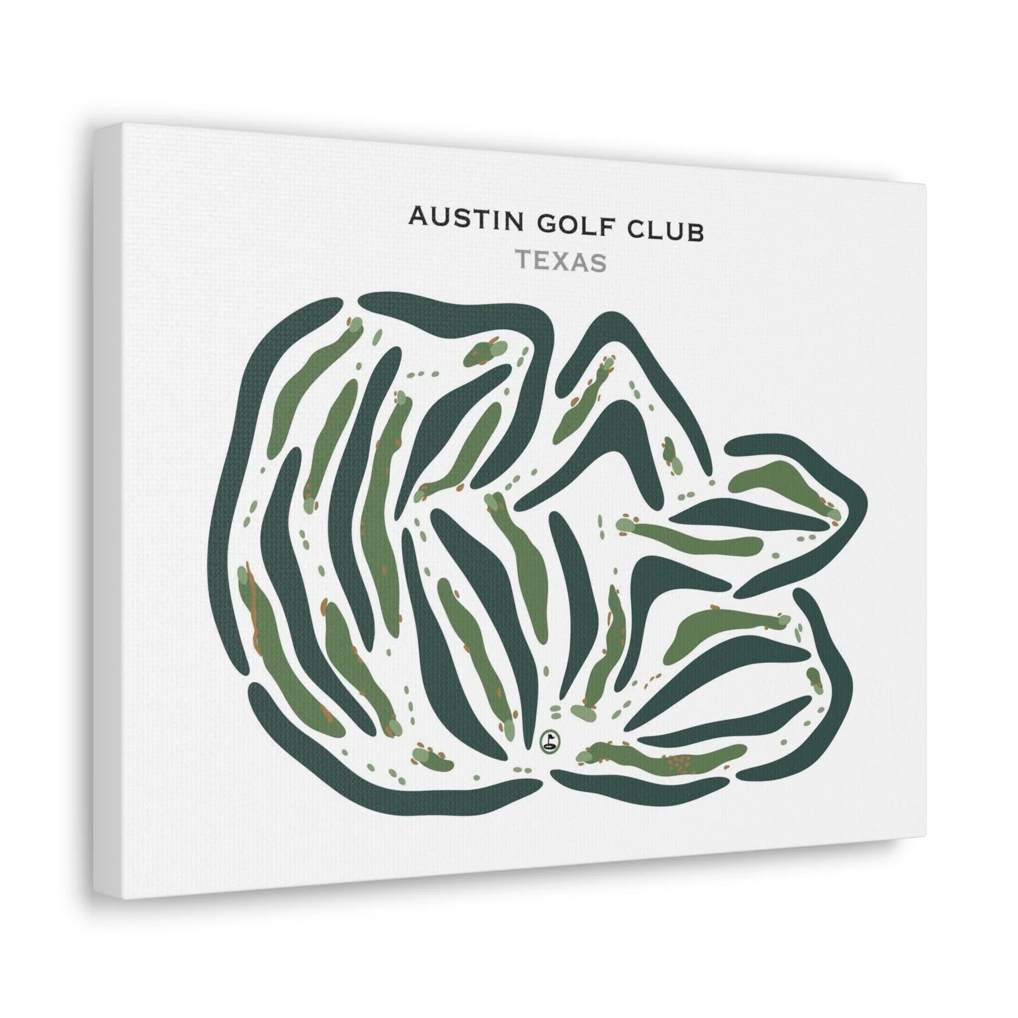Austin Golf Club, Texas - Printed Golf Courses