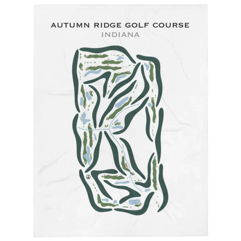 Autumn Ridge Golf Course, Indiana - Printed Golf Courses