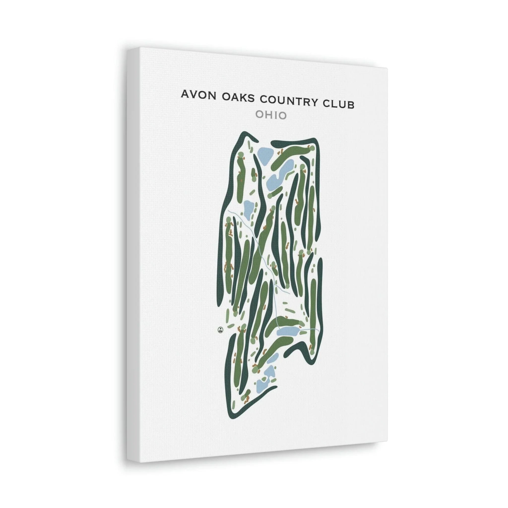 Avon Oaks Country Club, Ohio - Printed Golf Courses