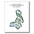 Azalea Course at Cleveland Heights Golf Club, Florida - Printed Golf Courses