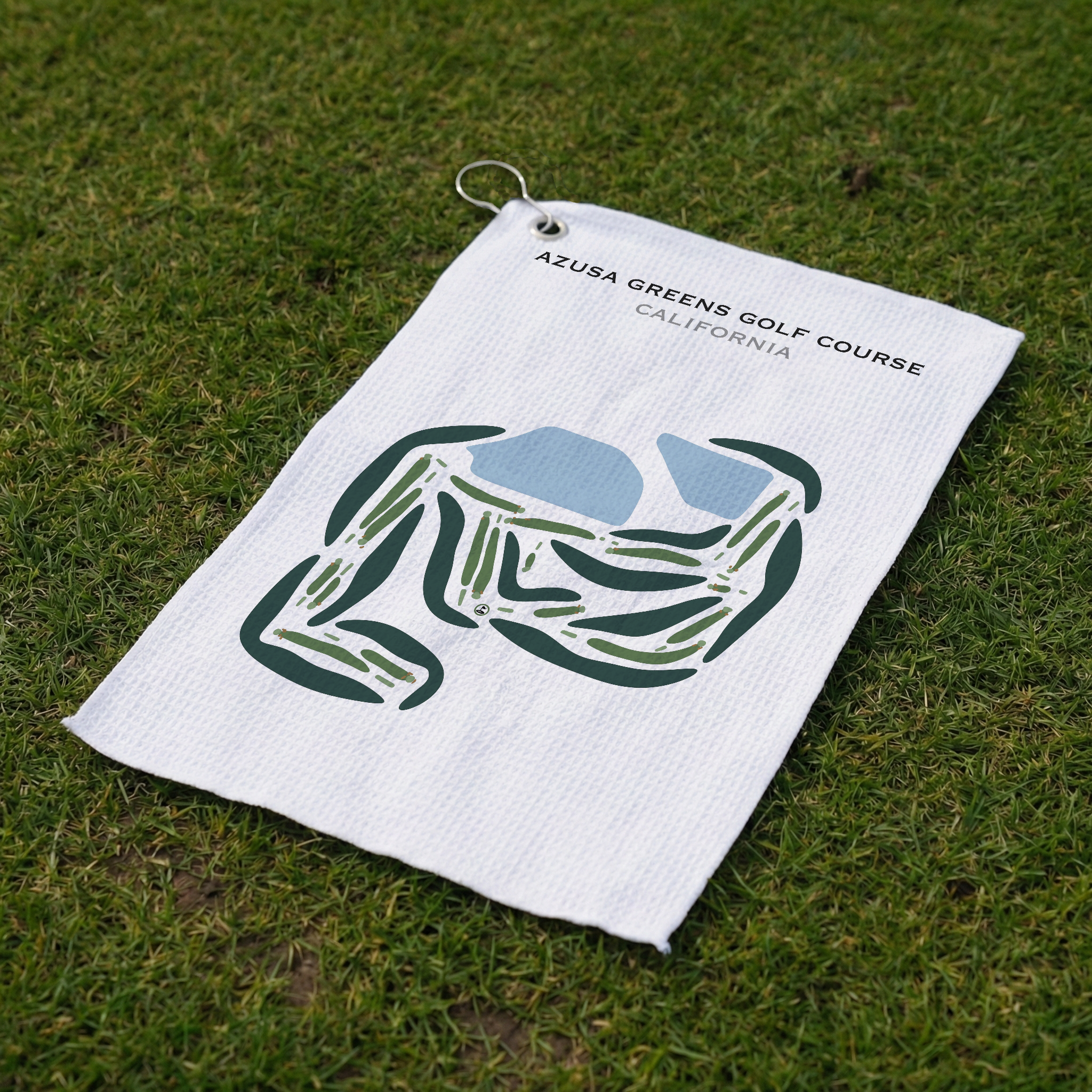 Azusa Greens Golf Course, California - Printed Golf Courses