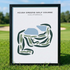 Azusa Greens Golf Course, California - Printed Golf Courses