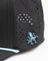 Kraken Black - Perforated Rope Hat