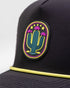 Cactus Black - Perforated Rope Hat