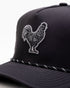 Black Cock Black - Perforated Rope Hat