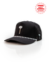 Thor's Hammer Black - Perforated Rope Hat