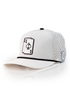 Ace/King White - Perforated Rope Hat