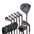 Lazrus Golf 8 pc Set - LAZ2 Driver, 6-PW Irons or 6-PW Hybrids, 52° Wedge, Putter