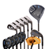 Lazrus Golf 8 pc Set - LAZ2 Driver, 6-PW Irons or 6-PW Hybrids, 52° Wedge, Putter