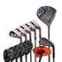 Lazrus Golf 8 pc Set - LAZ2 Driver, 6-PW Irons or 6-PW Hybrids, 52° Wedge, Putter