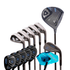 Lazrus Golf 8 pc Set - LAZ2 Driver, 6-PW Irons or 6-PW Hybrids, 52° Wedge, Putter