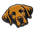 Chocolate Labrador Retriever Golf Ball Marker with Hat Clip