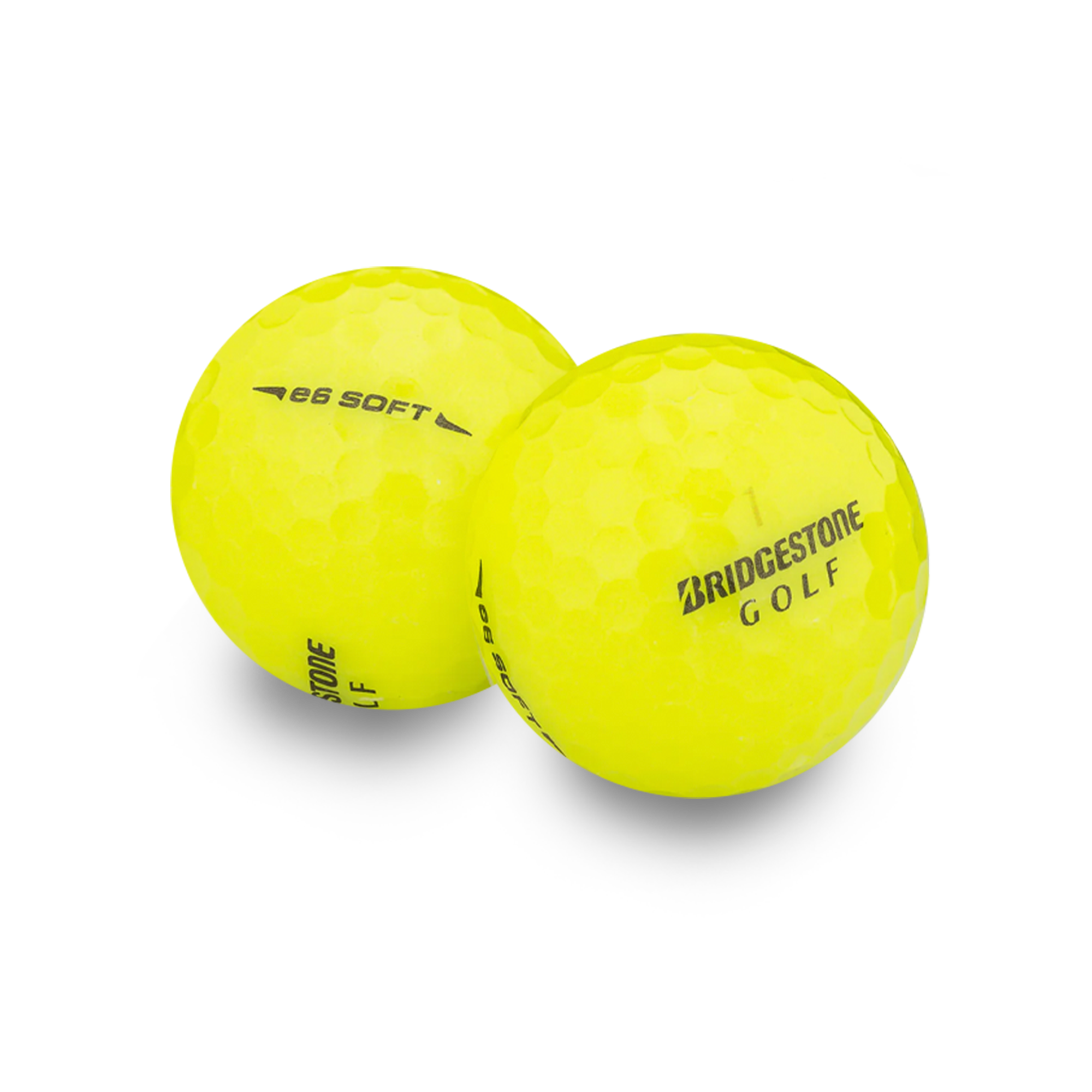 Used Bridgestone e6 Soft Yellow - 1 Dozen