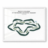 Back 9 Course at Rayburn Country Resort, Texas - Printed Golf Courses