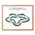 Back 9 Course at Rayburn Country Resort, Texas - Printed Golf Courses