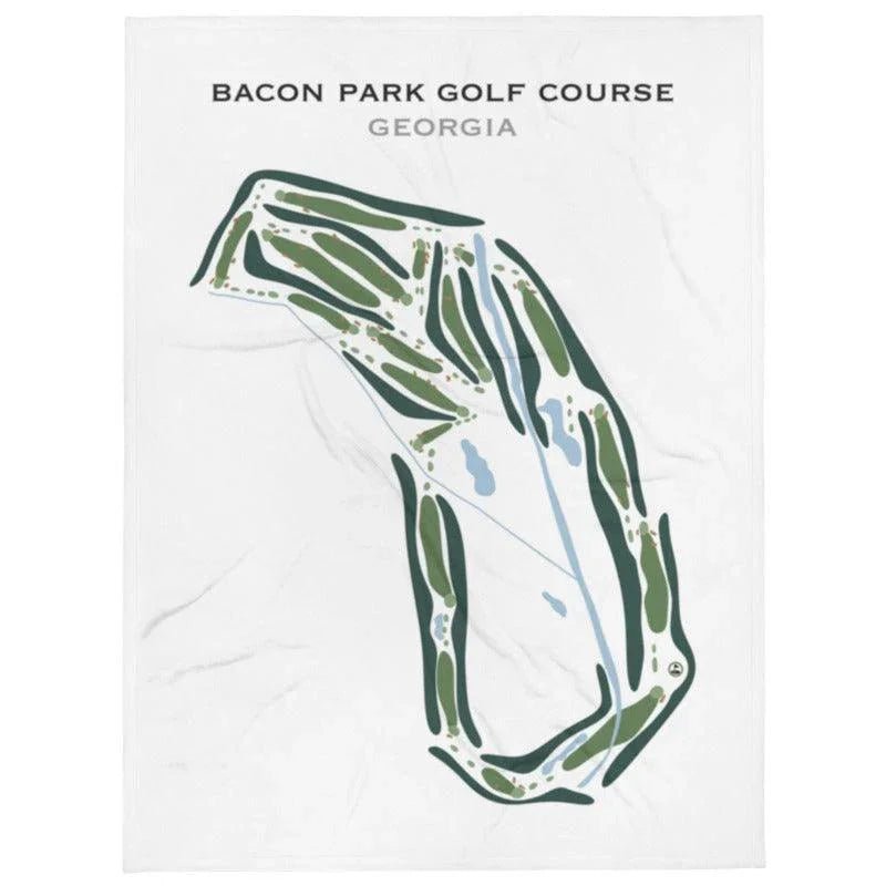 Bacon Park Golf Course, Georgia - Printed Golf Courses