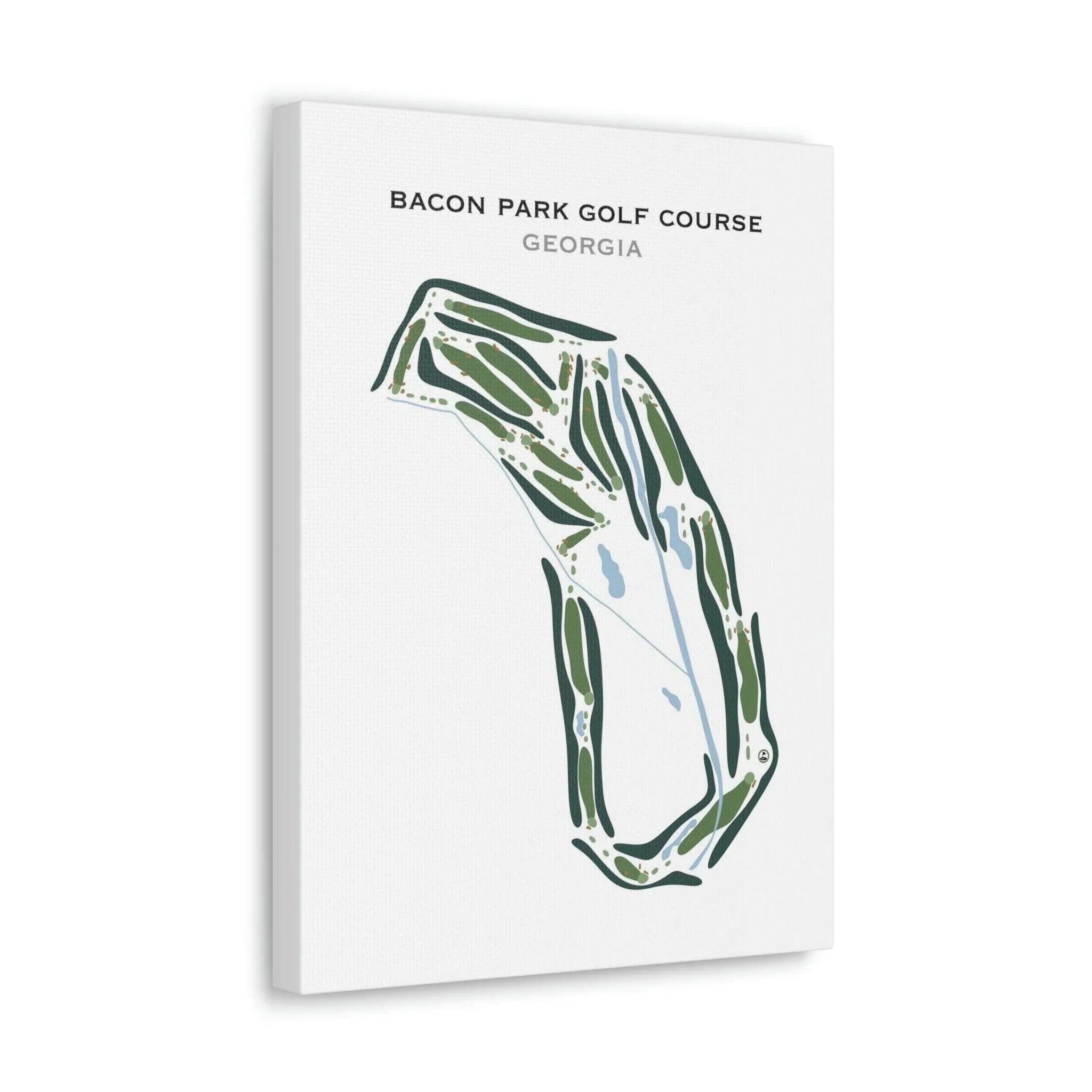 Bacon Park Golf Course, Georgia - Printed Golf Courses