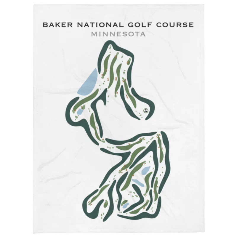 Baker National Golf Course, Minnesota - Printed Golf Courses