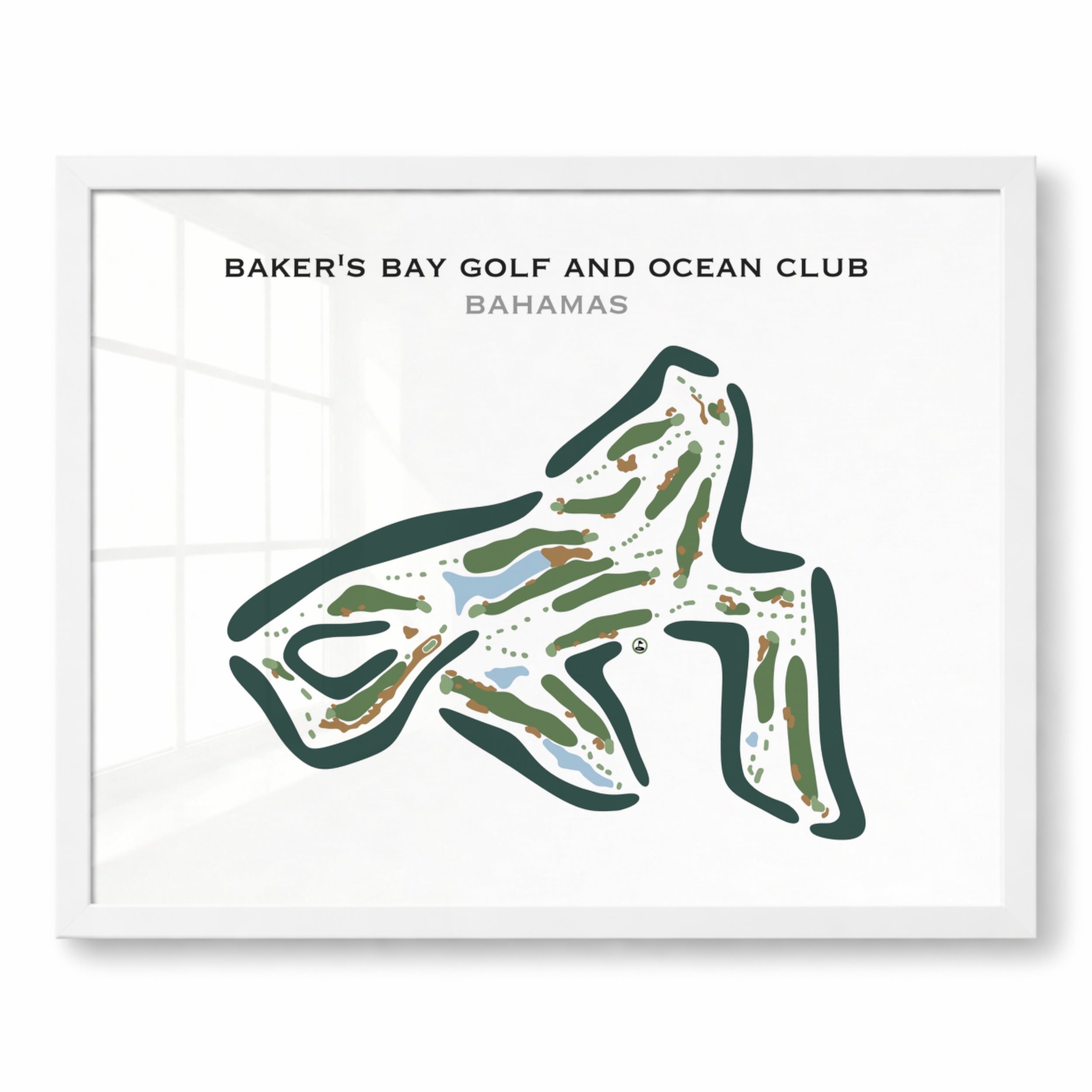 Bakers Bay Golf and Ocean Club, Bahamas - Printed Golf Courses