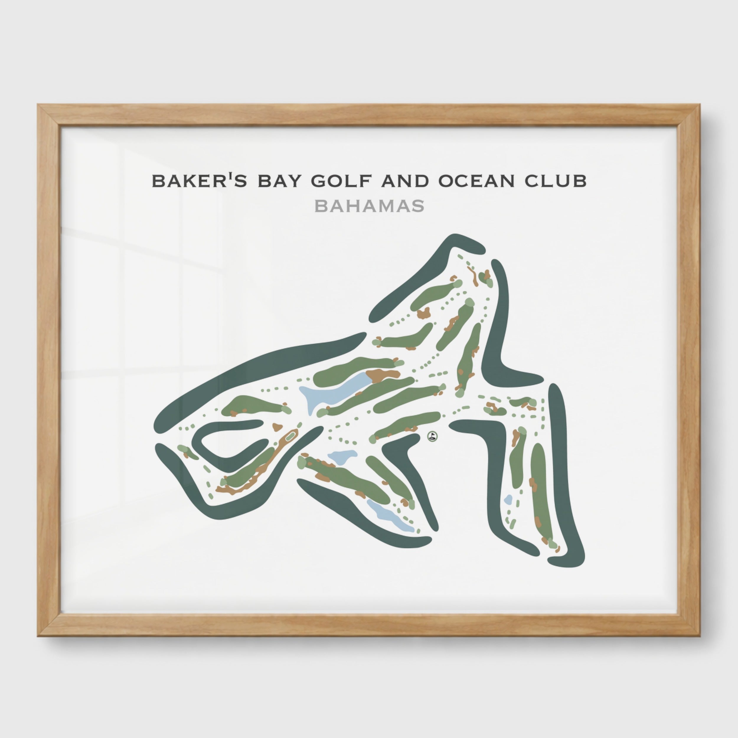 Bakers Bay Golf and Ocean Club, Bahamas - Printed Golf Courses