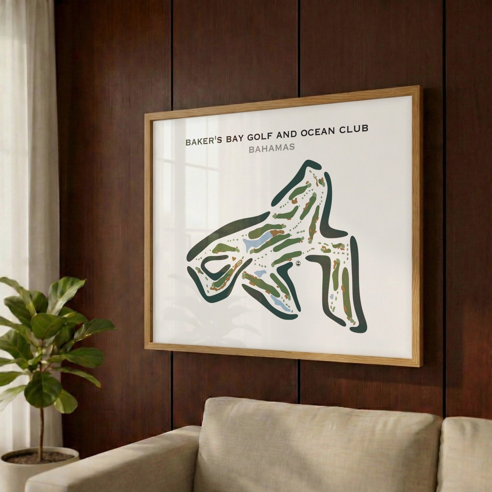 Bakers Bay Golf and Ocean Club, Bahamas - Printed Golf Courses