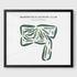 Bakersfield Country Club, California - Printed Golf Courses
