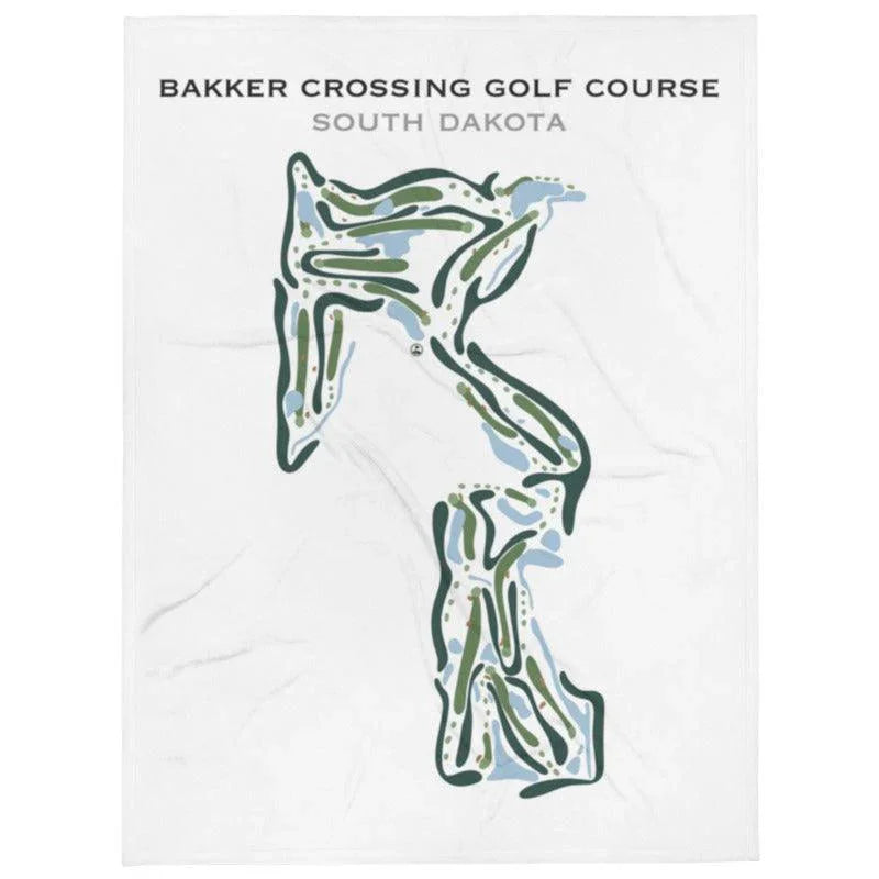 Bakker Crossing Golf Course, South Dakota - Printed Golf Courses