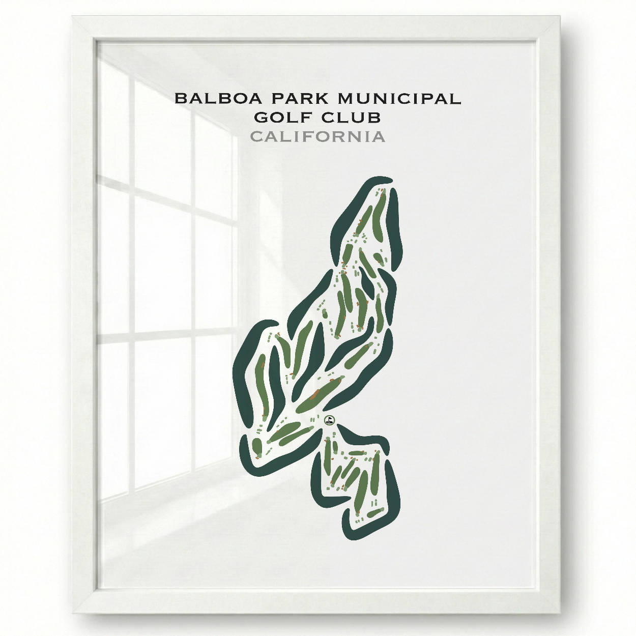 Balboa Park Municipal Golf Club, California - Printed Golf Courses