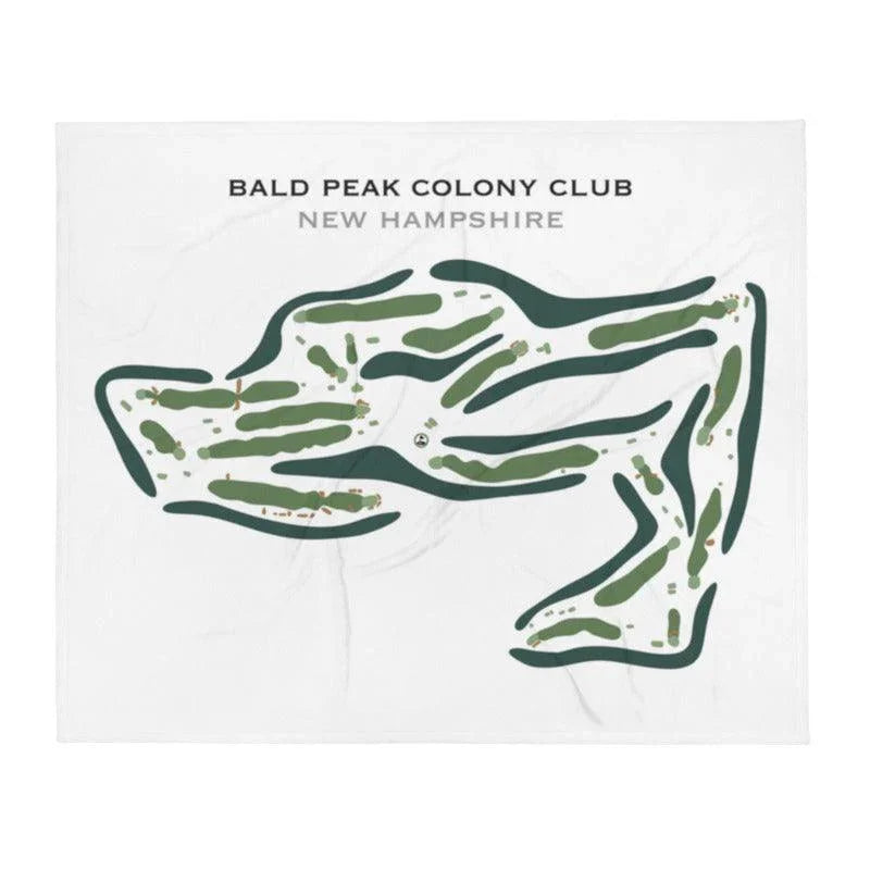 Bald Peak Colony Club, New Hampshire - Printed Golf Course