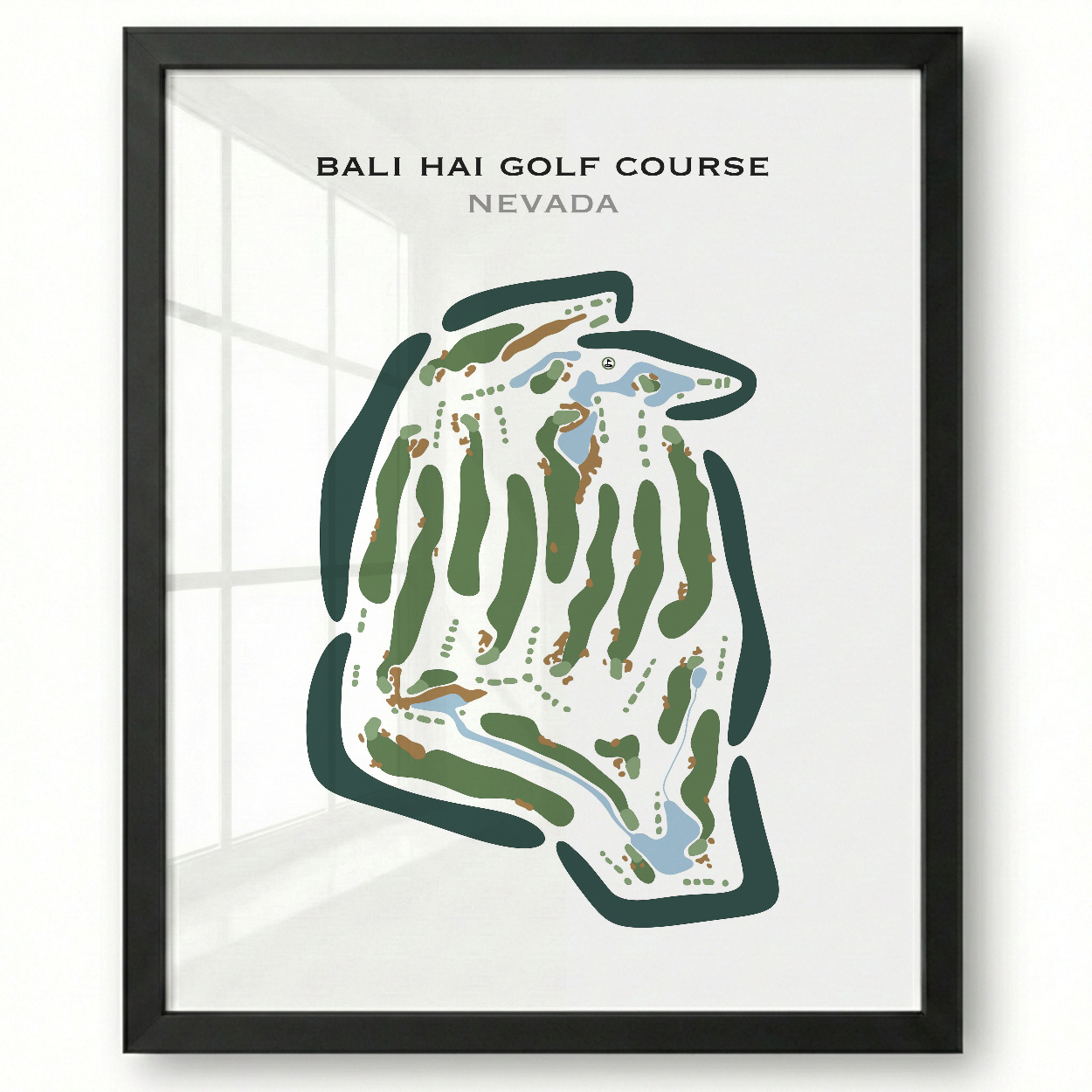 Bali Hai Golf Course, Nevada - Printed Golf Courses