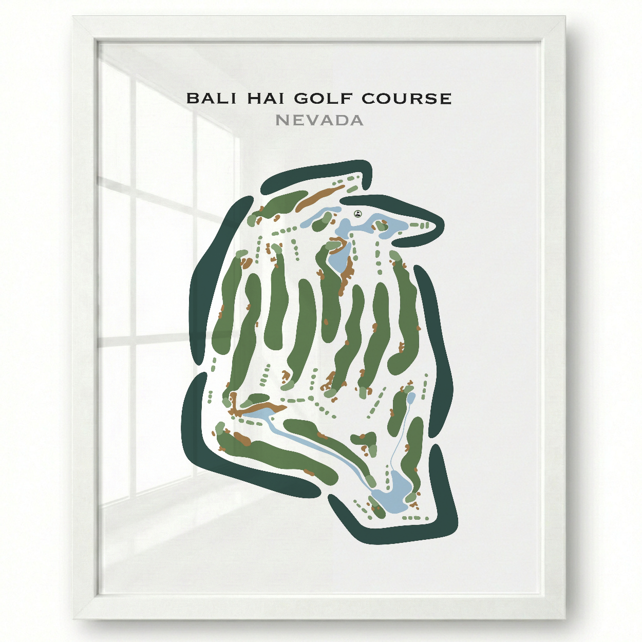 Bali Hai Golf Course, Nevada - Printed Golf Courses